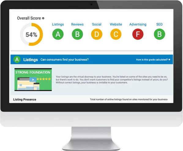 snapshot report header on desktop